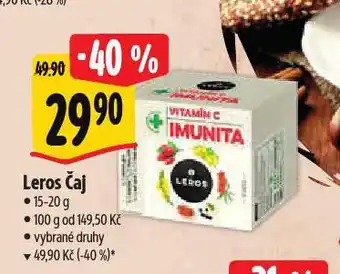 Albert Leros čaj nabídka