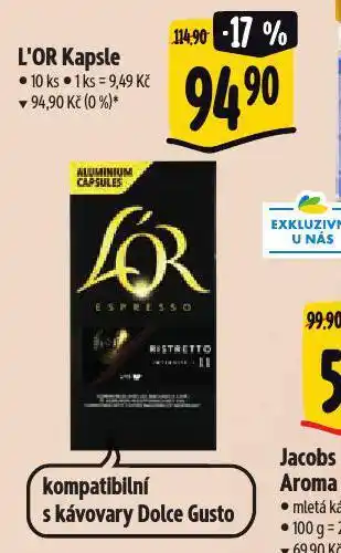Albert L´or kapsle nabídka