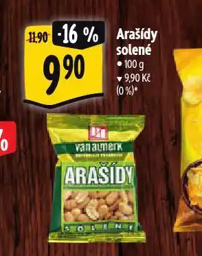 Albert Arašídy solené nabídka