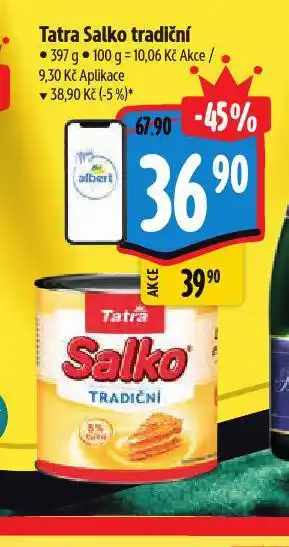 Albert Tatra salko tradiční nabídka