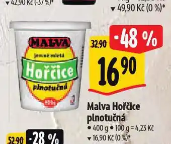 Albert Malva hořčice plnotučná nabídka