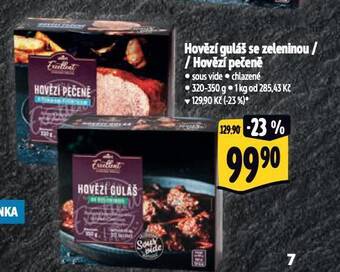 Albert Hovězí guláš se zeleninou nabídka
