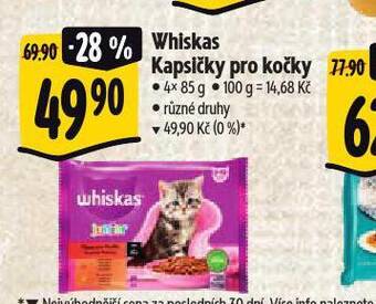 Albert Whiskas kapsičky pro kočky nabídka