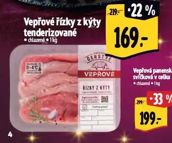 Albert Vepřové řízky z kýty nabídka