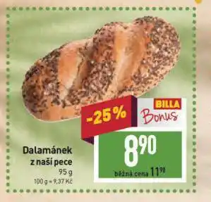 Billa Dalamánek nabídka