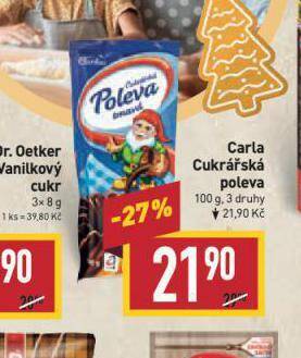 Billa Carla cukrářská poleva nabídka