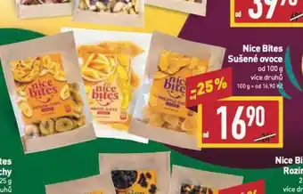 Billa Nice bites sušené ovoce nabídka