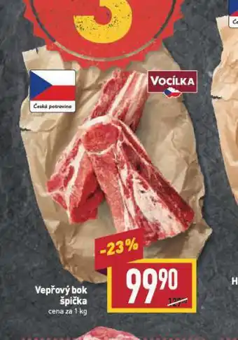 Billa Vepřový bok špička nabídka