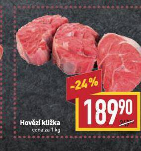 Billa Hovězí kližka nabídka