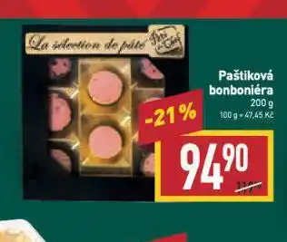 Billa Paštiková bonboniéra nabídka