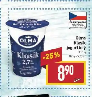 Billa Olma klasik nabídka