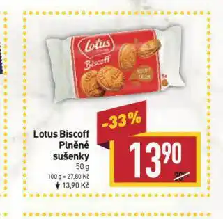 Billa Lotus biscoff sušenky nabídka