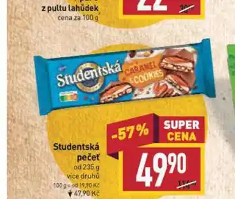 Billa Studentská pečeť nabídka