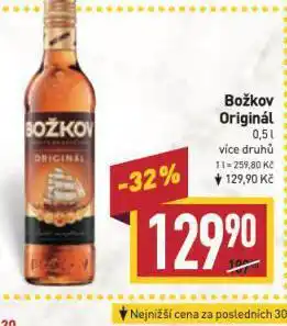 Billa Božkov originál nabídka