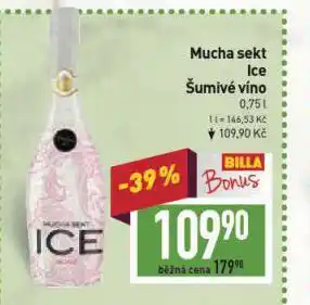 Billa Mucha sekt ice nabídka