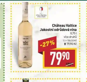 Billa Chateau valtice nabídka