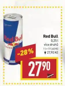 Billa Red bull energy drink nabídka
