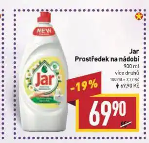 Billa Jar prostředek na nádobí nabídka