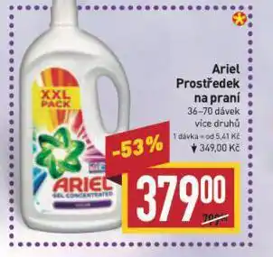 Billa Ariel prací prostředek nabídka