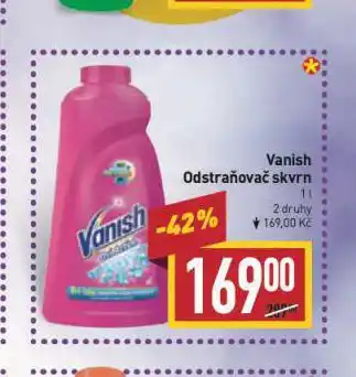 Billa Vanish odstraňovač skvrn nabídka