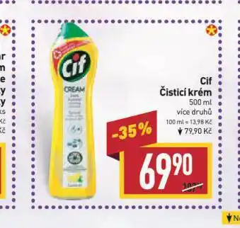 Billa Cif čisticí krém nabídka