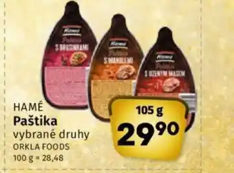 Coop HAME Paštika nabídka