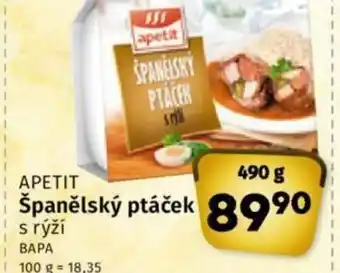 APETIT Spanelsky Ptacek