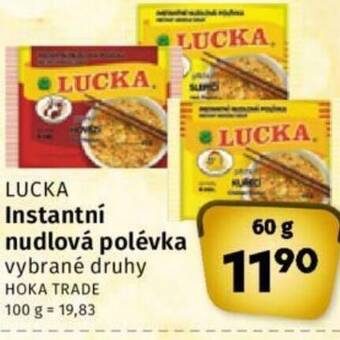 Coop LUCKA Instantní nudlová polévka nabídka