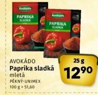 Coop AVOKÁDO Paprika sladká mletá nabídka