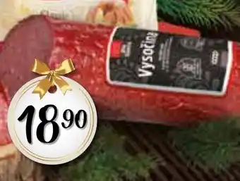 Coop Vysočina salám nabídka