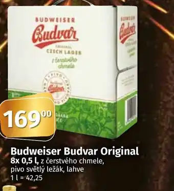 Coop Budweiser Budvar Original nabídka