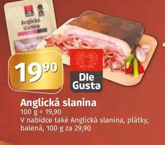 Coop Anglická slanina nabídka