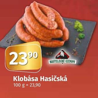 Coop Klobása Hasičská nabídka