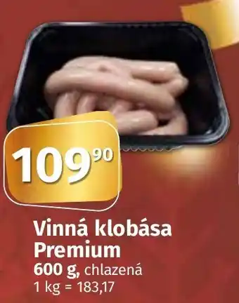Vinná klobása Premium
