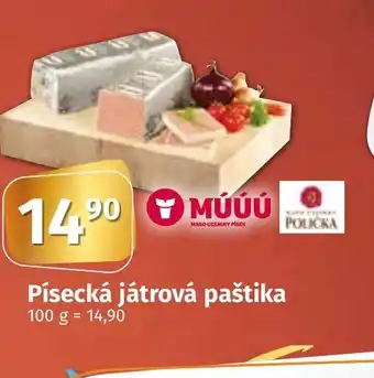 Coop Písecká játrová paštika nabídka