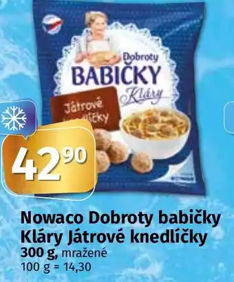 Coop Nowaco Dobroty babičky Kláry Játrové knedlíčky 300g nabídka