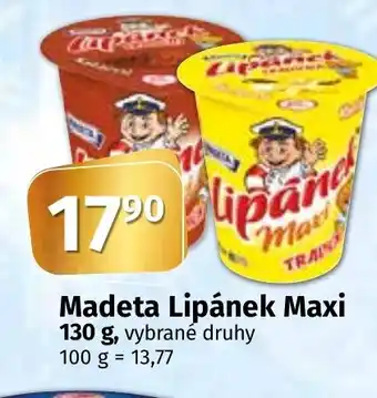 Coop Madeta Lipánek Maxi 130 g nabídka