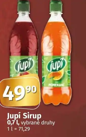 Coop Jupí Sirup 0,7L nabídka