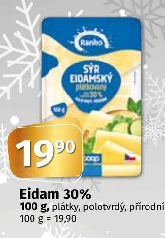 Coop Eidam 30% 100 g nabídka