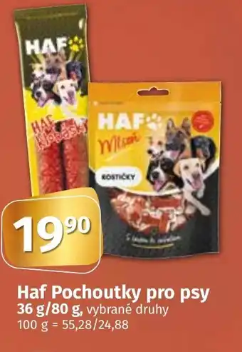 Coop Haf Pochoutky pro psy nabídka