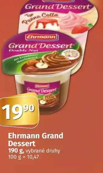 Coop Ehrmann Grand Dessert nabídka