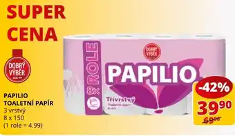 Flop PAPILIO TOALETNÍ PAPÍR nabídka