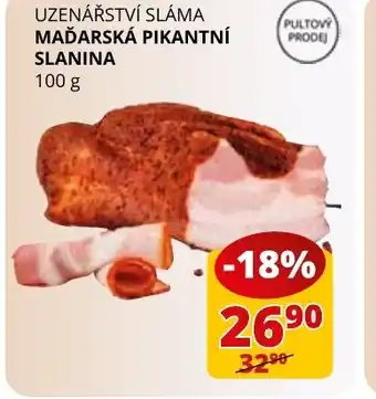 Flop UZENÁŘSTVÍ SLÁMA MAĎARSKÁ PIKANTNÍ SLANINA nabídka