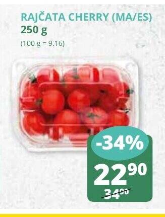 Flop RAJČATA CHERRY (MA/ES) 250 g nabídka