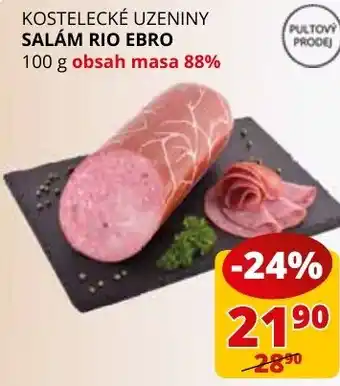 Flop KOSTELECKÉ UZENINY SALÁM RIO EBRO nabídka