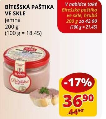 Flop BÍTEŠSKÁ PAŠTIKA VE SKLE nabídka