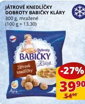 Flop JÁTROVÉ KNEDLÍČKY DOBROTY BABIČKY KLÁRY nabídka