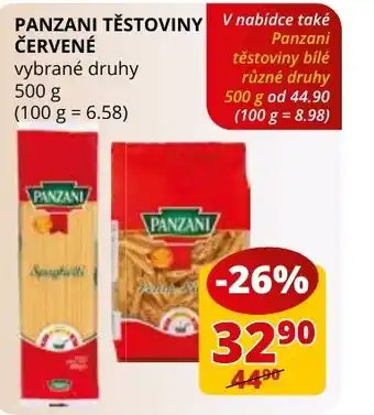 Flop PANZANI TĚSTOVINY ČERVENÉ nabídka