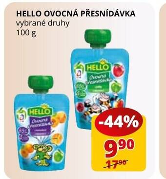 Flop HELLO OVOCNÁ PŘESNÍDÁVKA nabídka