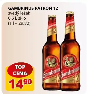 Flop GAMBRINUS PATRON 12 nabídka